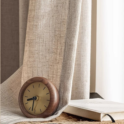 Linen Drapes Curtains with Vertical Jacquard Stripes