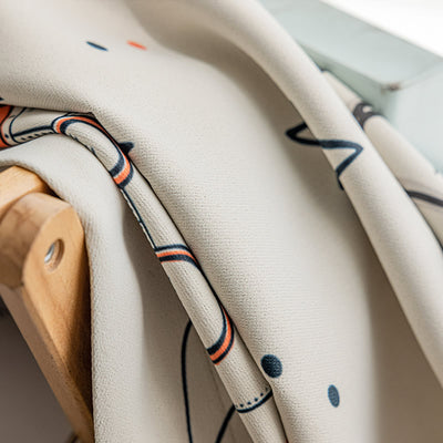 Kids Cartoon Curtains,Cotton Linen,Blackout,Astronaut UFO Space Rocket Print