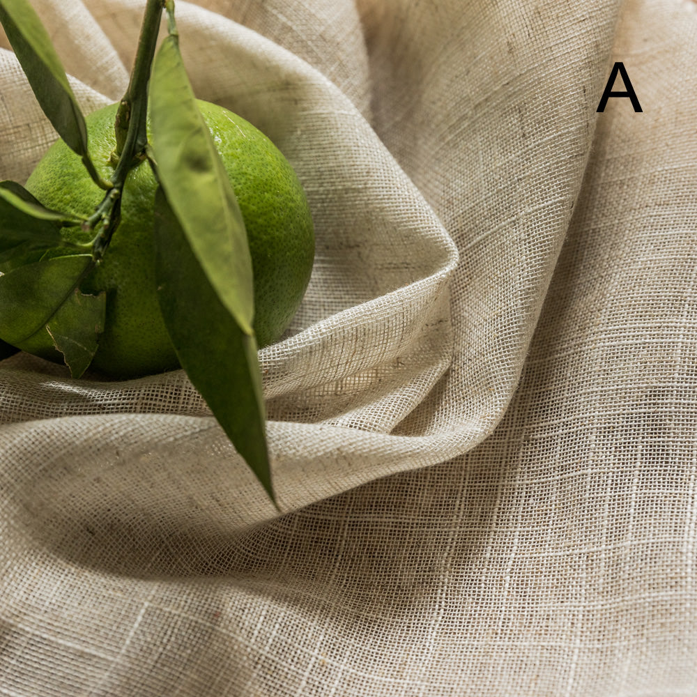 Linen Sheer Curtains - Light Filtering, Elegant Textured Fabric