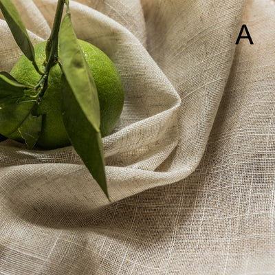 Linen Sheer Curtains - Light Filtering, Elegant Textured Fabric